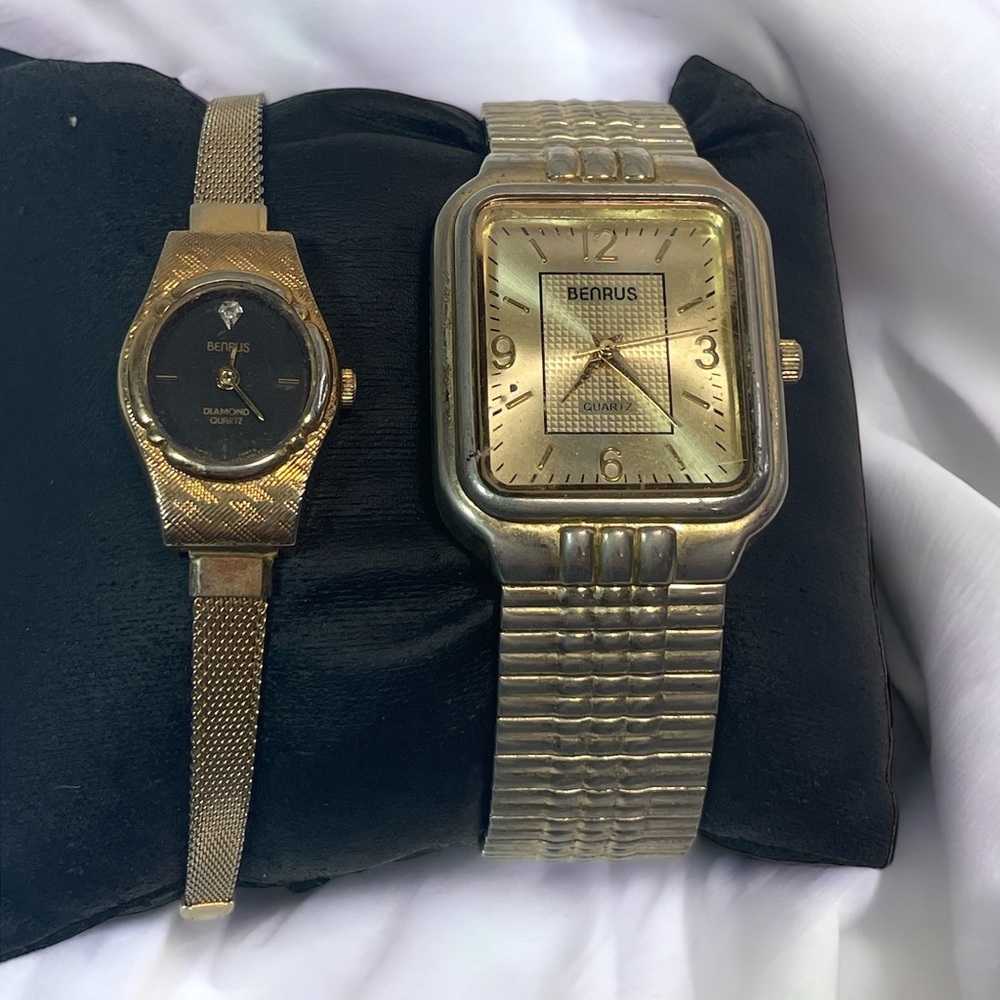 Benrus Vintage Watches His and Her Watch Set